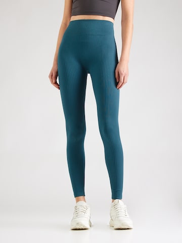 HKMX Skinny Sportbroek in Groen: voorkant