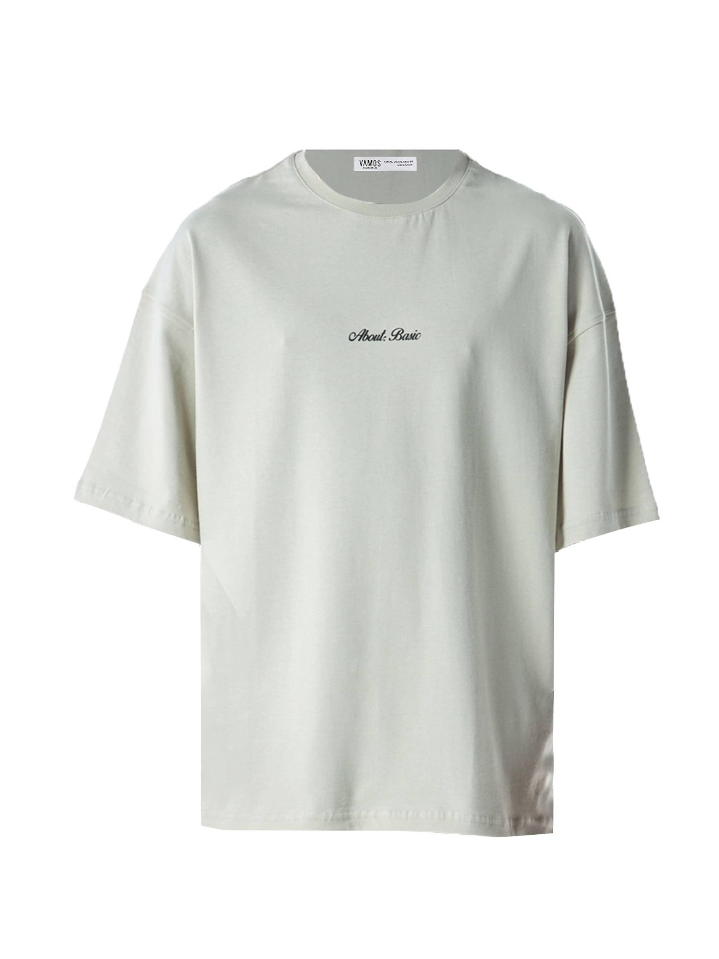 balts VAMOS CLO T-Krekls: no priekšpuses