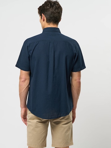 U.S. POLO ASSN. Regular fit Overhemd 'Flori' in Blauw