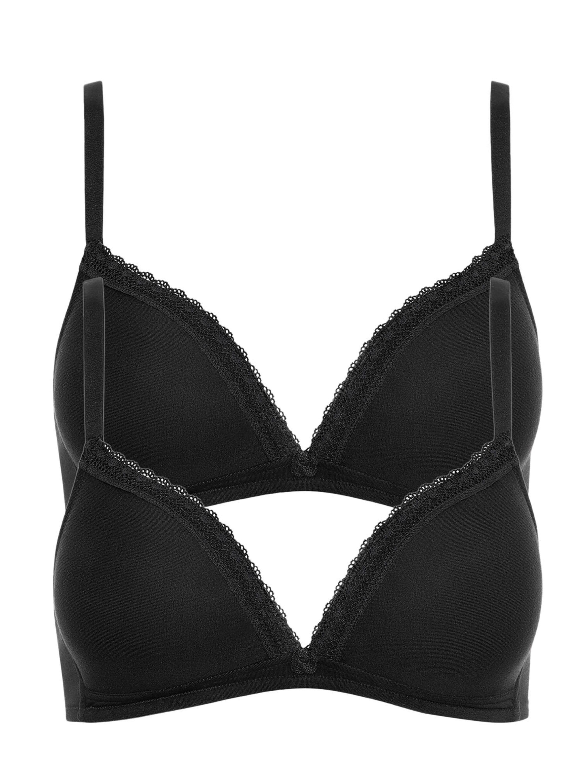 Lisca Bra 'Ines' in Black: front