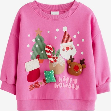 Next - Sweatshirt em rosa: frente
