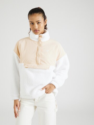 ROXY Sportpullover 'WAVES OF WARMTH' in Beige: predná strana