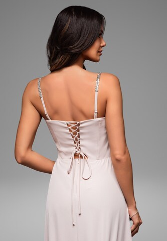 Robe de soirée Ombre en beige