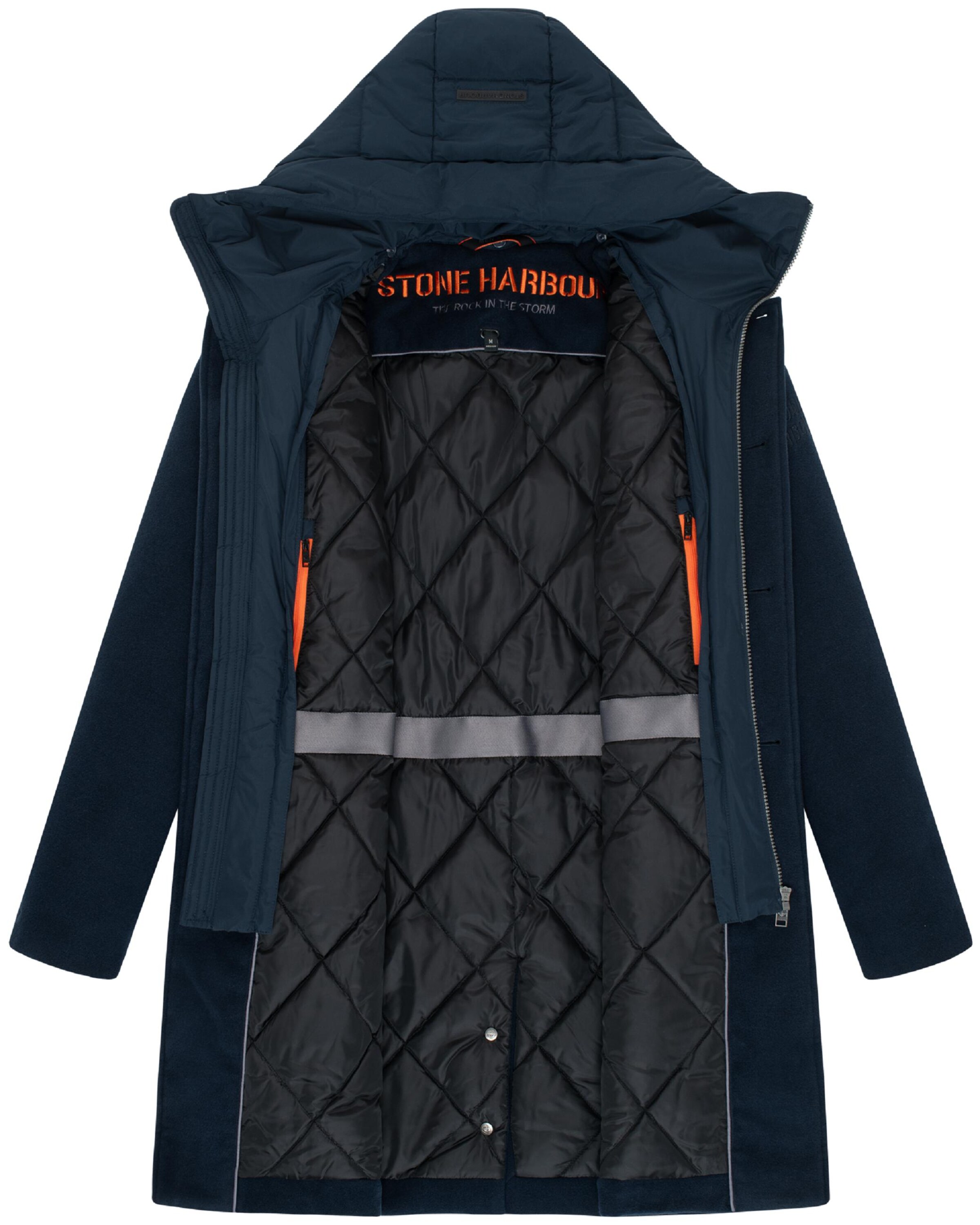 STONE HARBOUR Winterjas 'Thiagoo XX' in Blauw