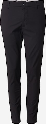 juoda JACK & JONES Standartinis „Chino“ stiliaus kelnės 'JPSTMARCO': priekis