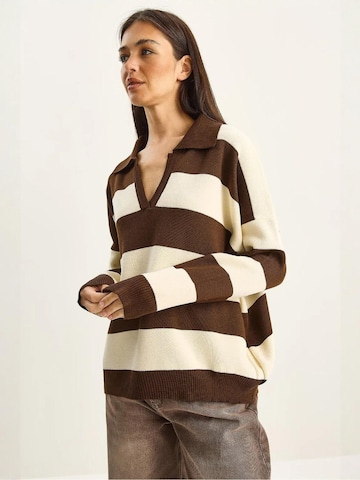Bianco Lucci Kampsun 'Pullover', värv pruun