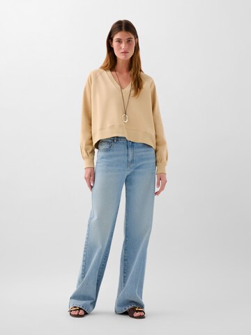 Sweat-shirt Scalpers en marron : devant