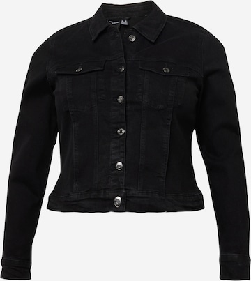 Vero Moda Curve - Chaqueta de entretiempo 'Runa' en negro: frente