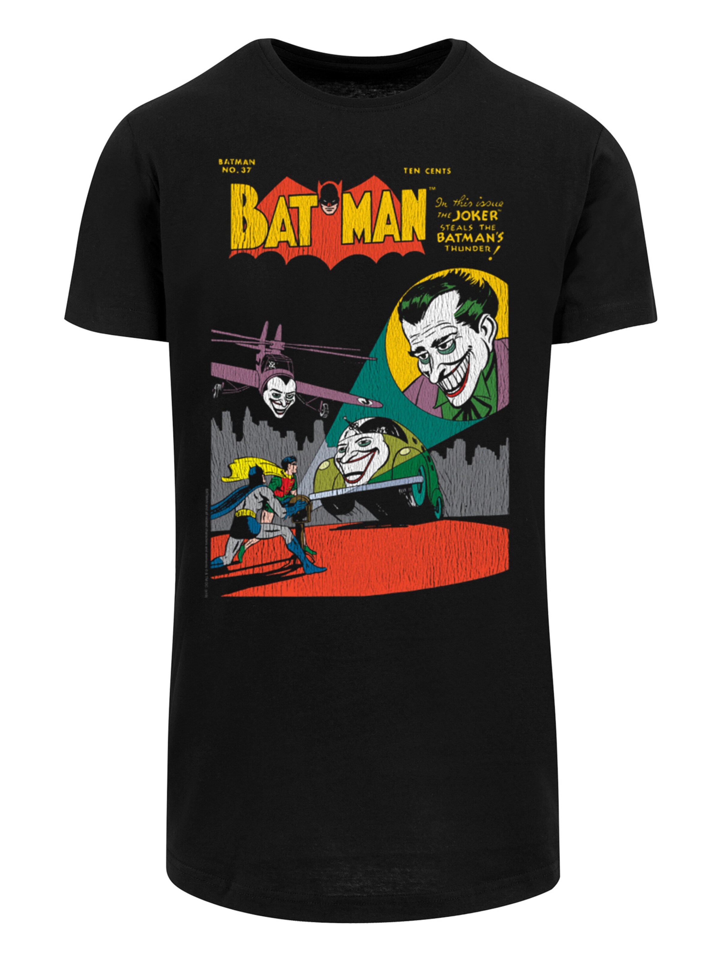 F4NT4STIC Shirt 'DC Comis Batman No. 37 Cover' in Zwart: voorkant