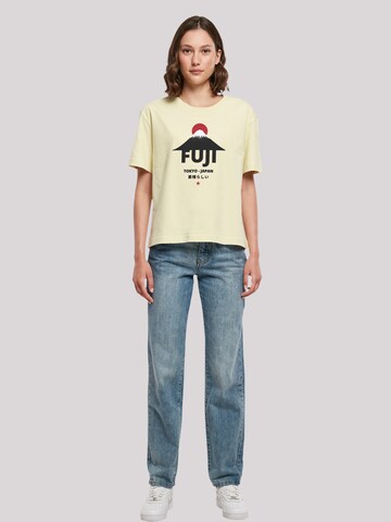 T-shirt 'Fuji' F4NT4STIC en jaune