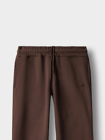 Burocs Wide Leg Sporthose 'Sweat'‌‌‌‌‌‌‌‌‌ in Braun