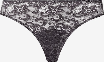 Hanro String ' Moments ' in Grijs: voorkant