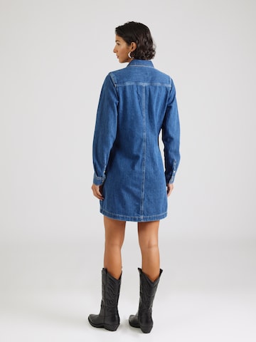 Pepe Jeans - Vestido camisero 'Authentic' en azul