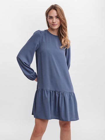 VERO MODA - Vestido 'Olivia' en azul: frente