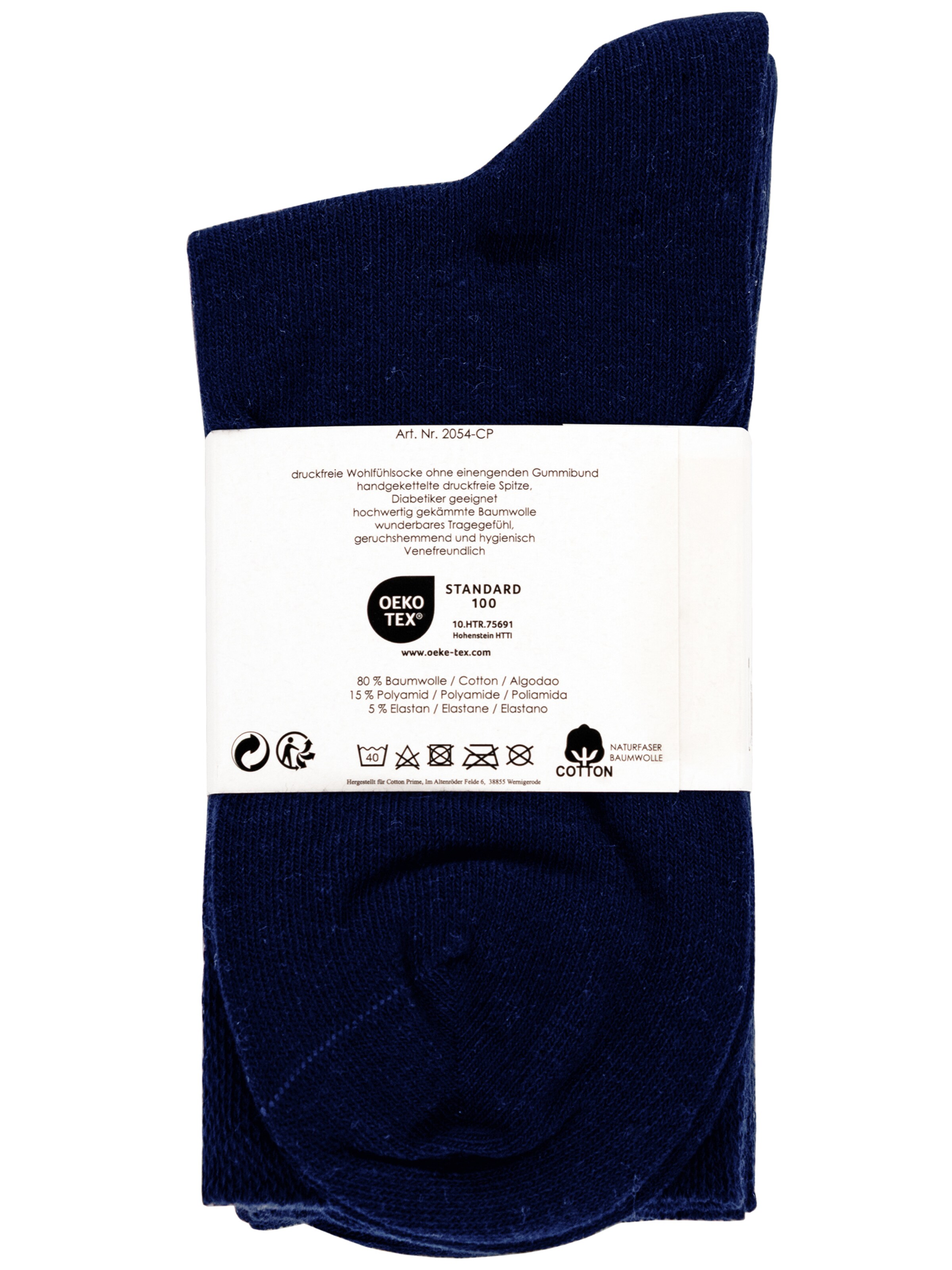 Cotton Prime Socken in Blau