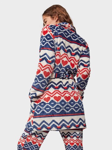 Robe de chambre Gisela en bleu