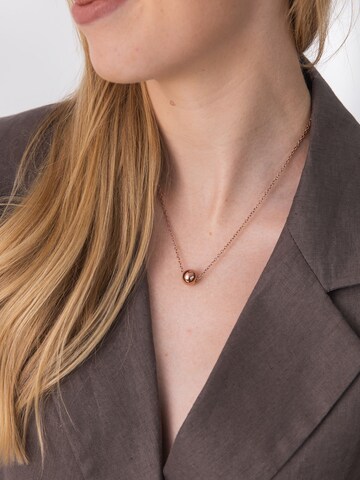 PURELEI Ketting 'Minimalist Orb' in Goud: voorkant