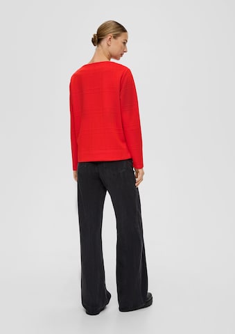 s.Oliver Sweatshirt in Rot