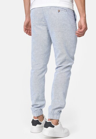 INDICODE JEANS Tapered Broek 'Blnda' in Blauw