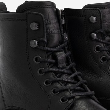 DenBroeck Lace-Up Boots 'Foundry St.' in Black