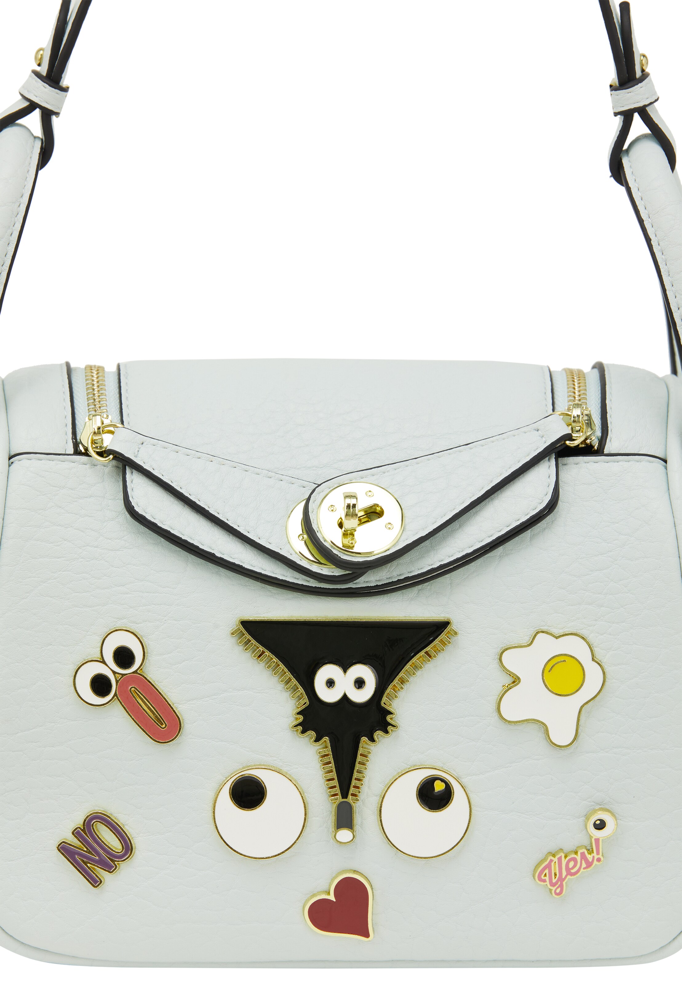 MYMO Torba za čez ramo 'Pop Eyetheme' | zelena barva