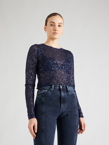 Soft Rebels Blouse 'Aviana' in Blauw: voorkant