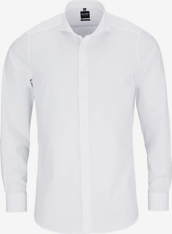 OLYMP Slim fit Business Shirt 'Level 5' in White: front