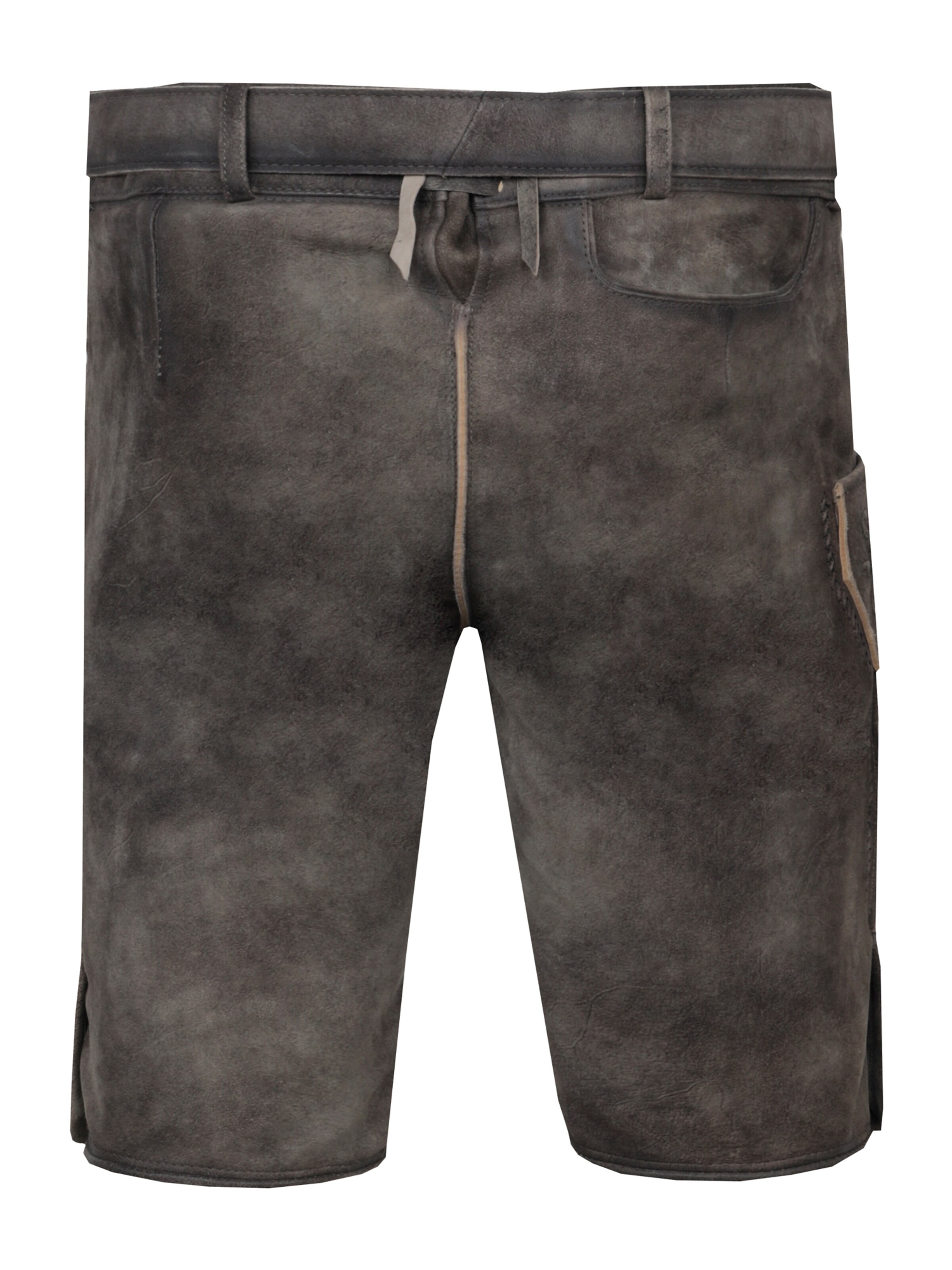 MARJO - Regular Calças tradicionais 'Pörnbach' em cinzento