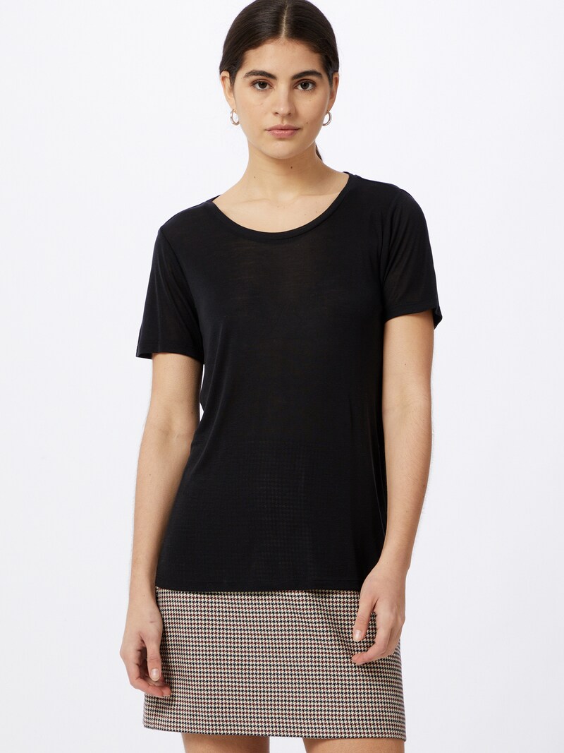 Women Clothing minimum T-shirts Black