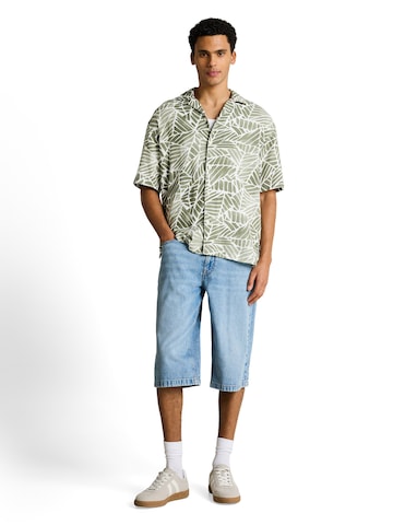 TOM TAILOR DENIM - Ajuste confortable Camisa en verde