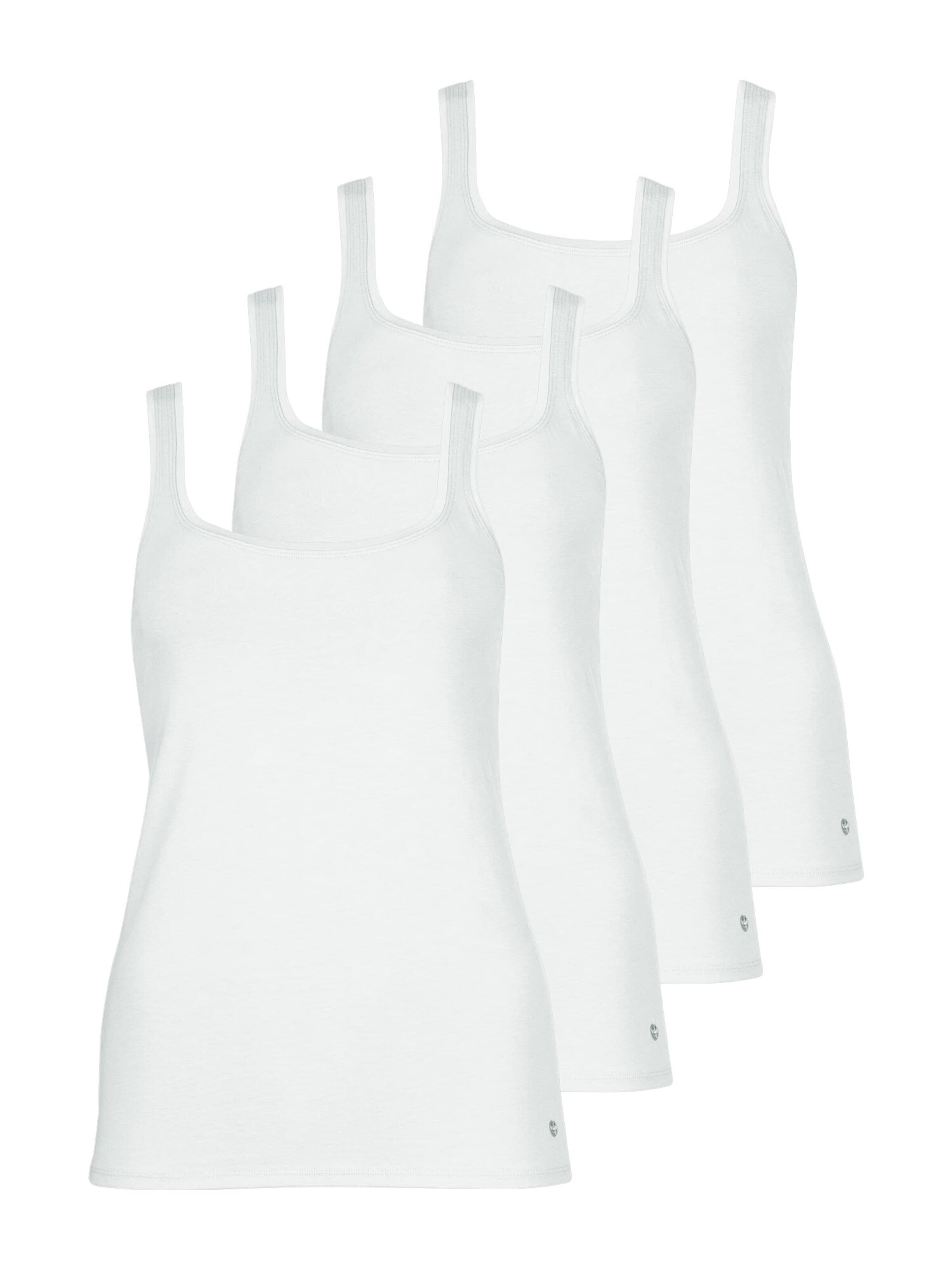 Lisca Undershirt 'Happyday' in White: front