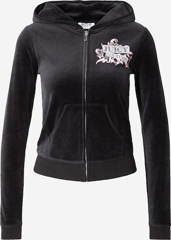 Veste de survêtement 'WRAP YOU UP' Juicy Couture en noir : devant