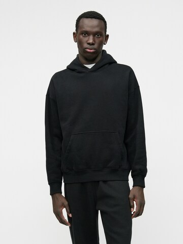 Abercrombie & Fitch Μπλούζα φούτερ 'ESSENTIALS' σε μαύρο: μπροστά