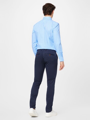 GANT Slimfit Chino kalhoty – modrá