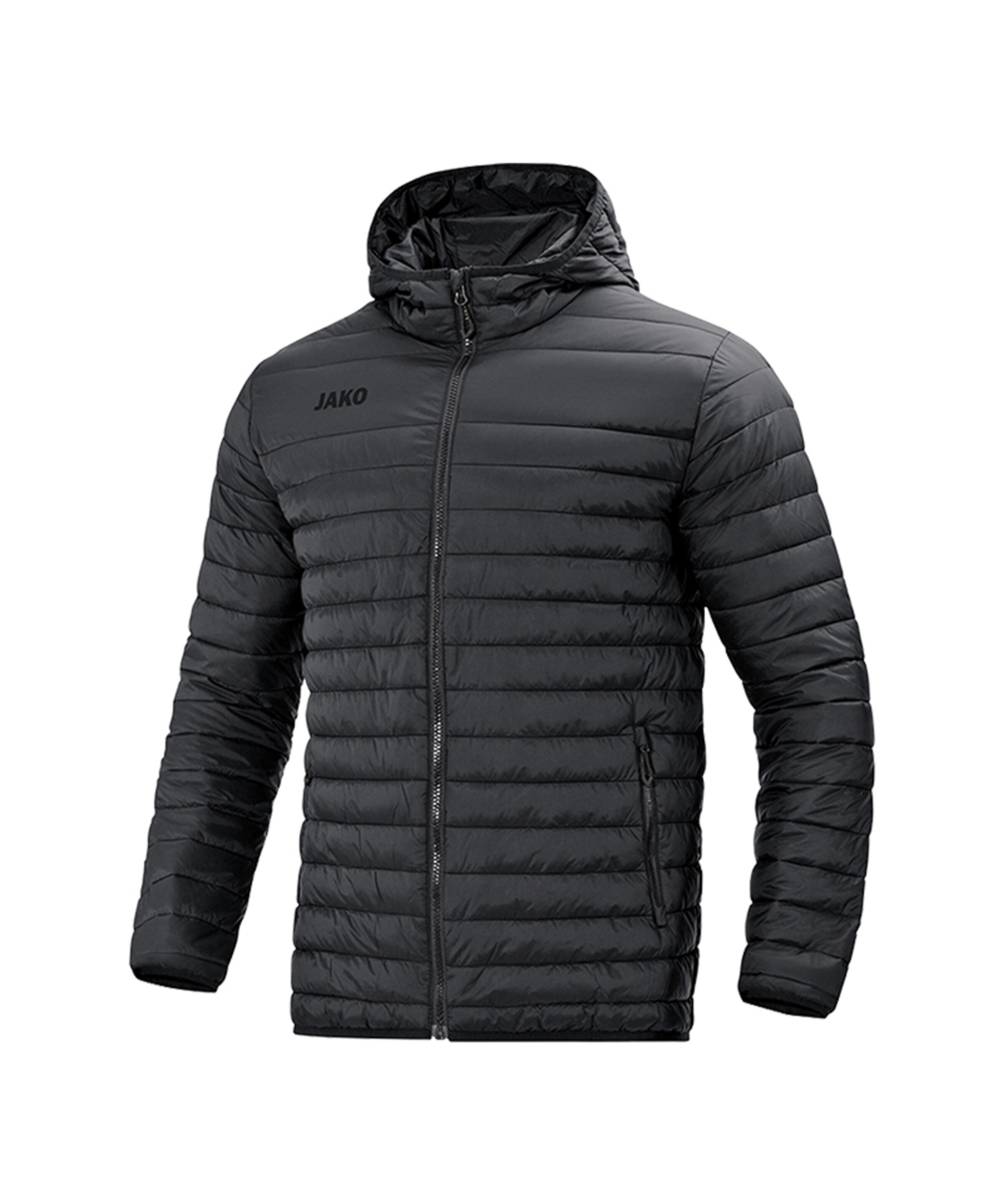 JAKO Sportjacke in Schwarz: Vorderseite