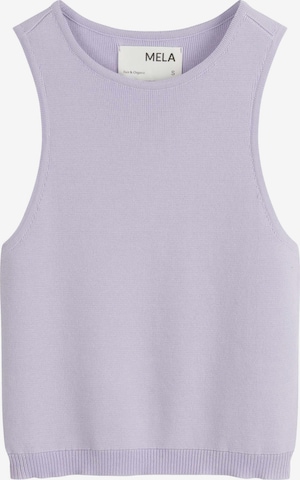 purpurinė MELA Megzta palaidinė be rankovių 'NIKARA': priekis