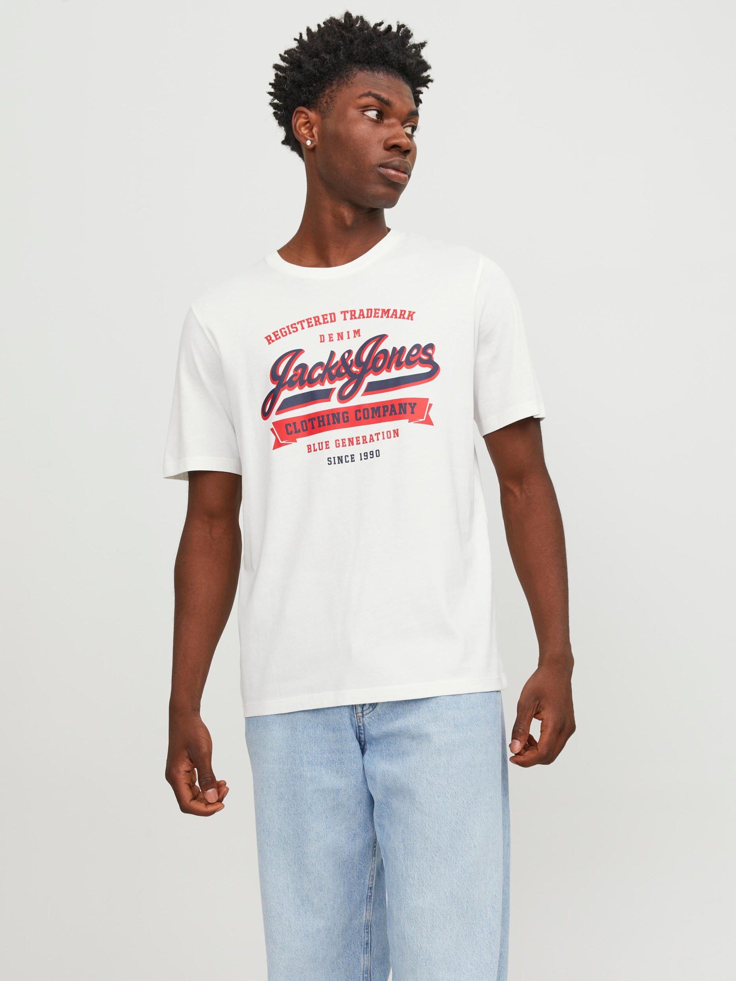 JACK JONES Camiseta en Blanco ABOUT YOU