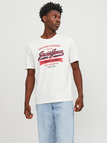 JACK & JONES T-Shirt in Weiß: Vorderseite
