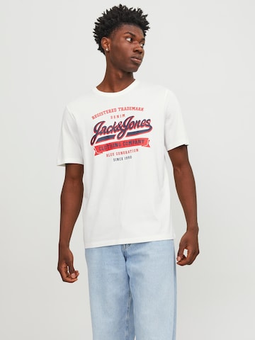 JACK & JONES - Camiseta en blanco: frente