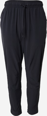 NIKE Tapered Sportbroek 'Unlimited' in Zwart: voorkant