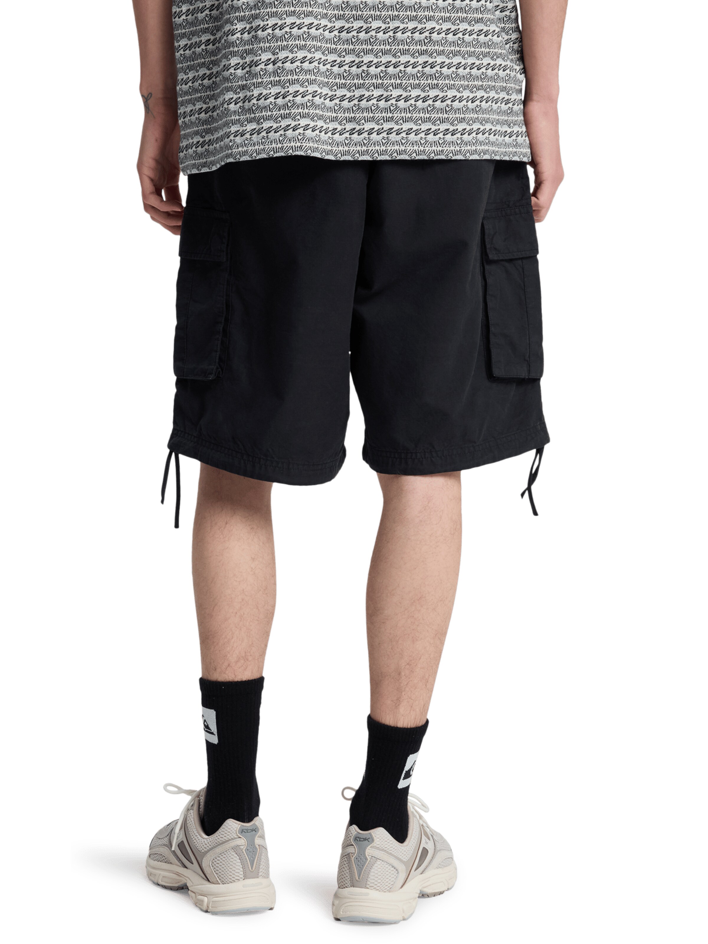 QUIKSILVER Regular Shorts 'Freefall Cargo' in Schwarz
