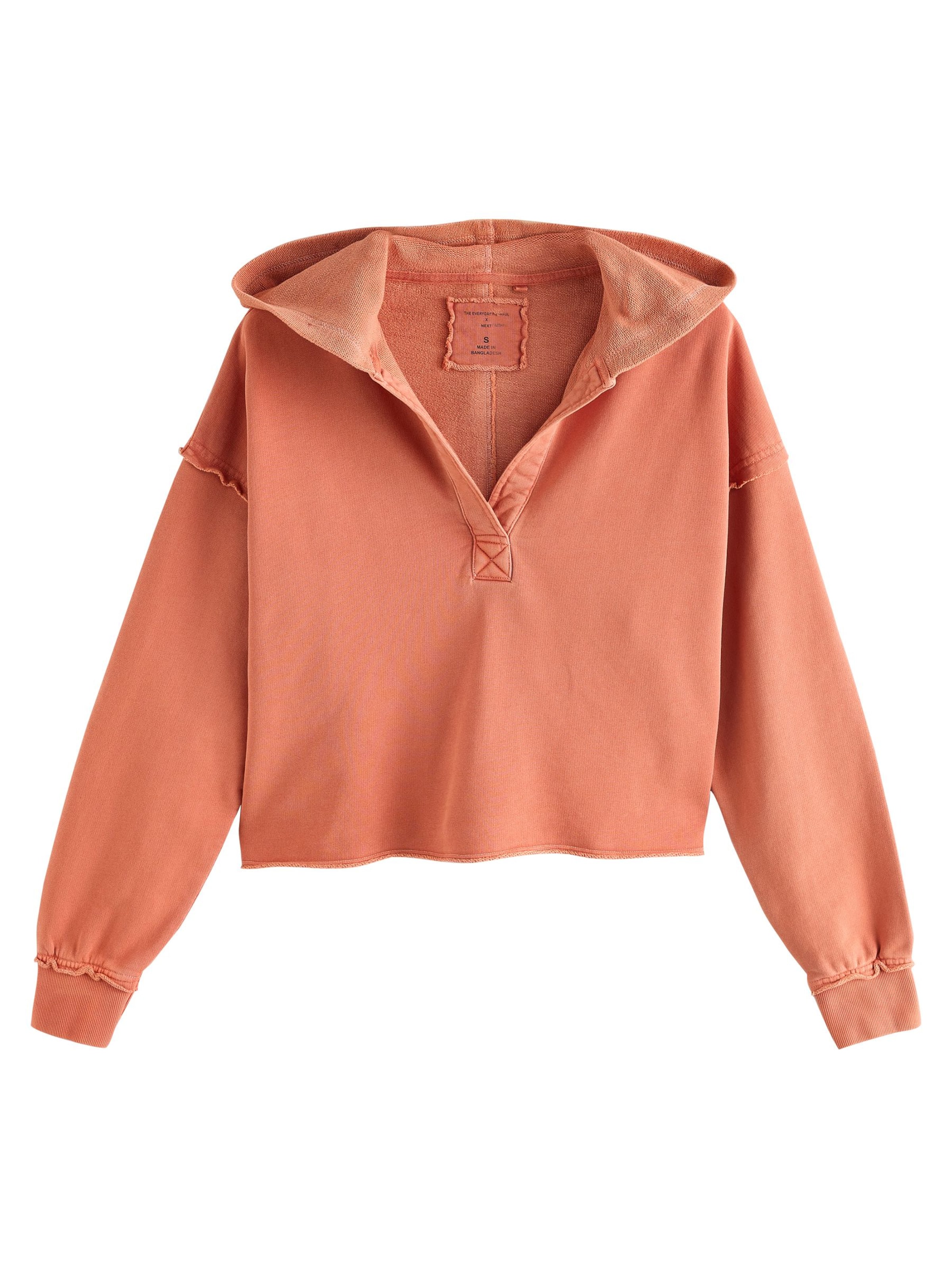 Sweat-shirt Next en orange : devant