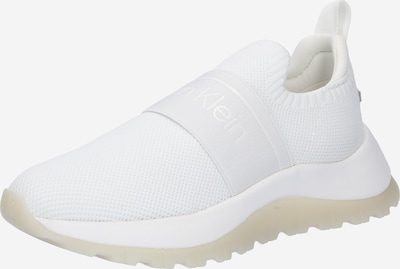 Calvin Klein Slip on en blanc / blanc cassé, Vue avec produit