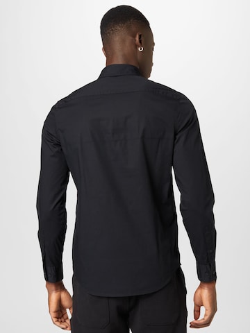 Calvin Klein Slim fit Button Up Shirt in Black