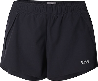 ICANIWILL Urheiluhousut 'Mirage' värissä vaaleanharmaa / musta, Tuotenäkymä