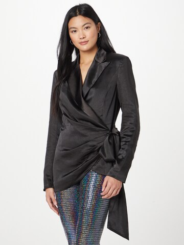 Misspap Blazer in Black: front