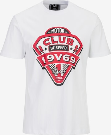 19V69 ITALIA - Camiseta 'Rafael Racing Club' en blanco: frente