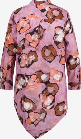 Ulla Popken Bluse  (GOTS) in Lila