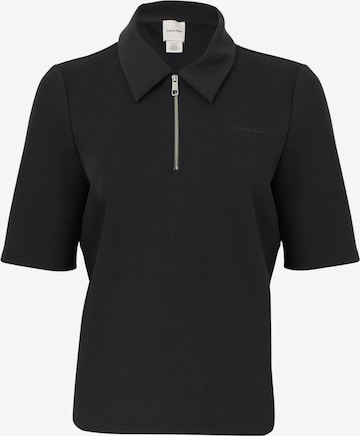 Calvin Klein Poloshirt in Schwarz: Vorderseite