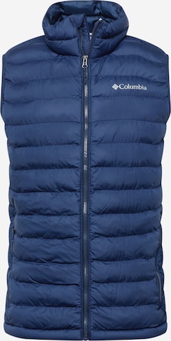 COLUMBIA Sports Vest 'Powder' in Blue: front